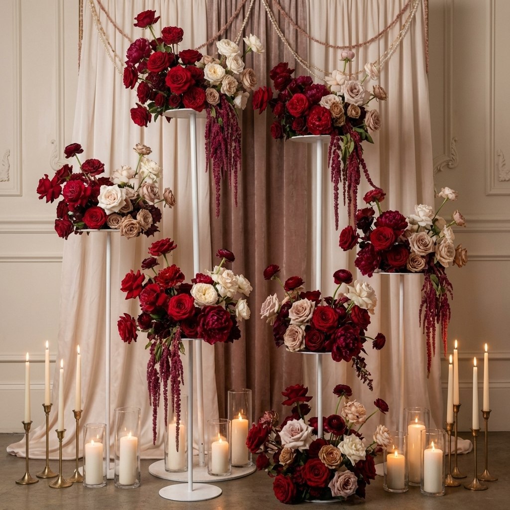 Set B - 4 alzate in ferro bianco - Usato