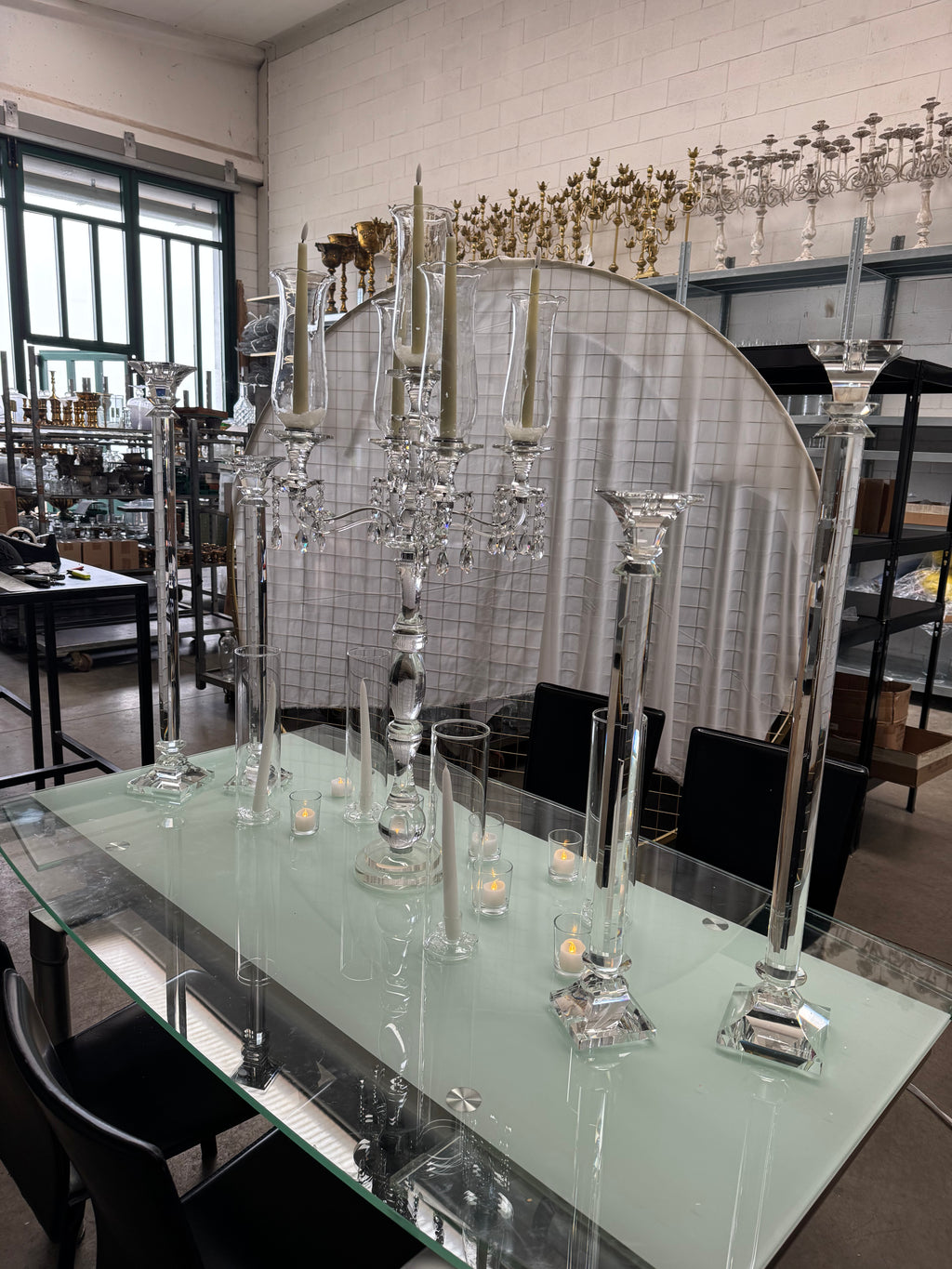 Set vetro allestimento Natale da 4 commensali - Usato