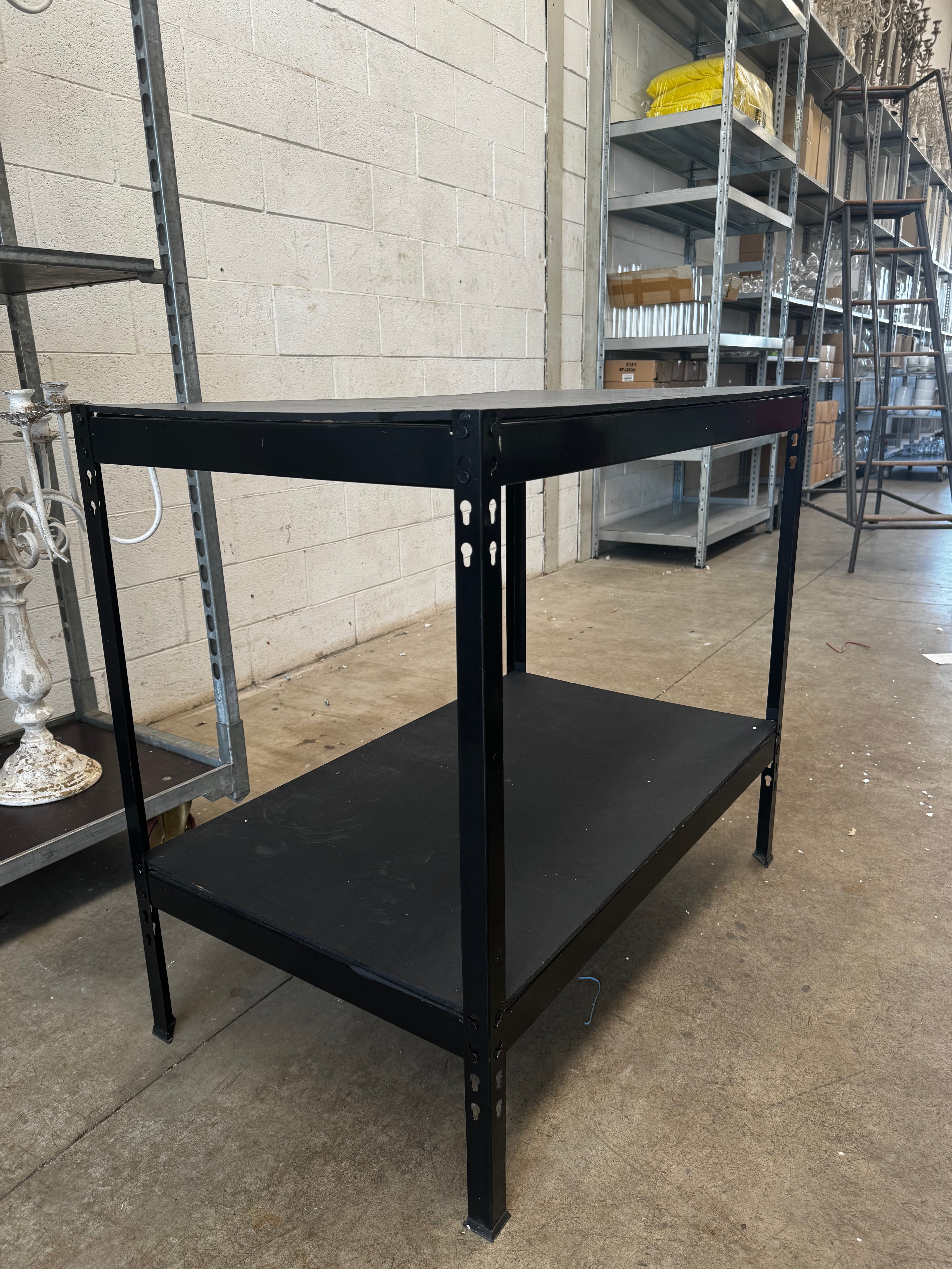 Tavolo da Lavoro ad Incastro Senza Bulloni in Acciaio - Usato