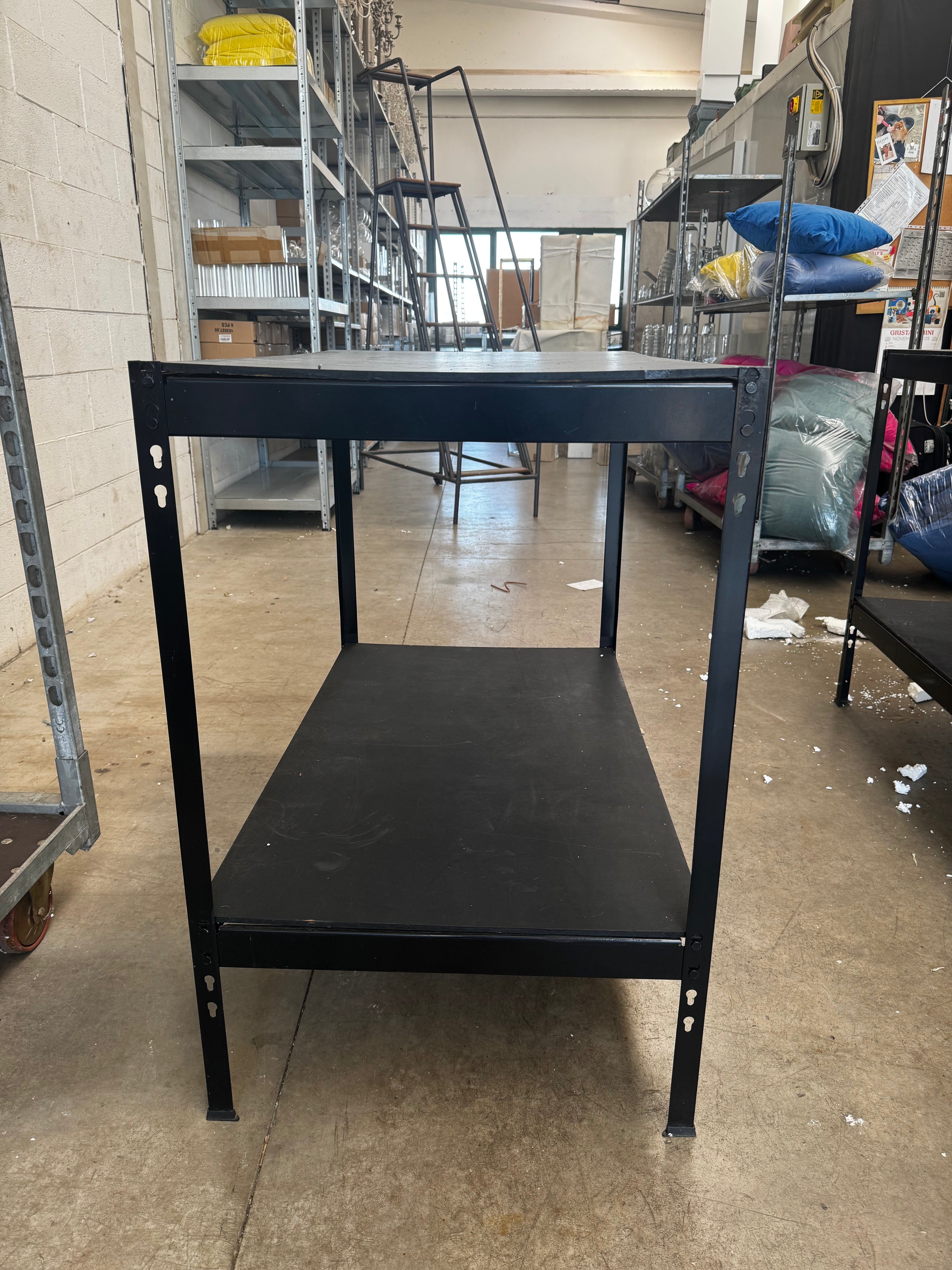 Tavolo da Lavoro ad Incastro Senza Bulloni in Acciaio - Usato