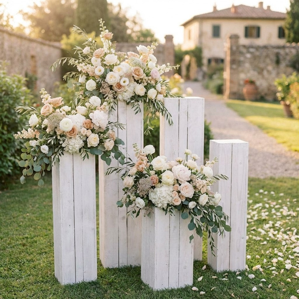 Set B - 4 alzate in legno - usato