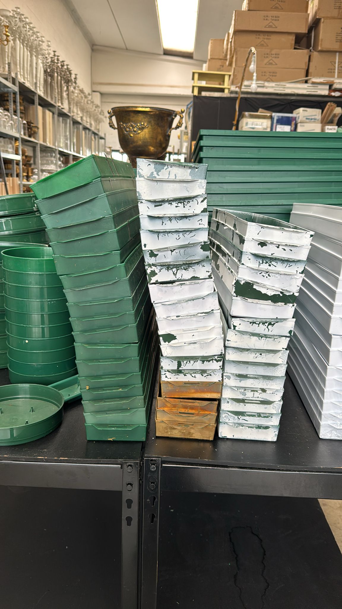 Ciotole e portaspugna per 2 mattonelle – 50x11 cm – usato