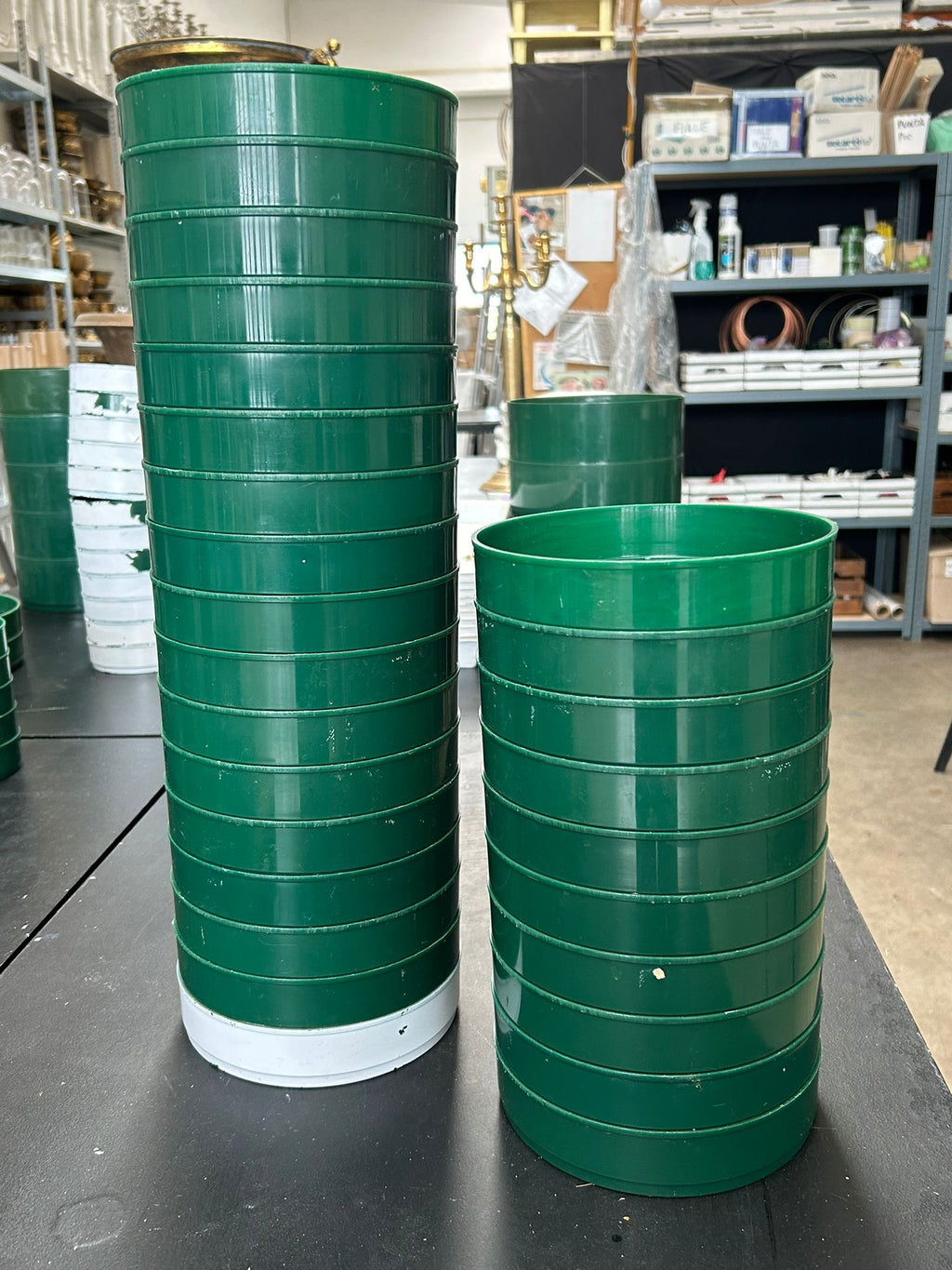 Ciotola cilindrica portaspugna – Ø18 cm – usato