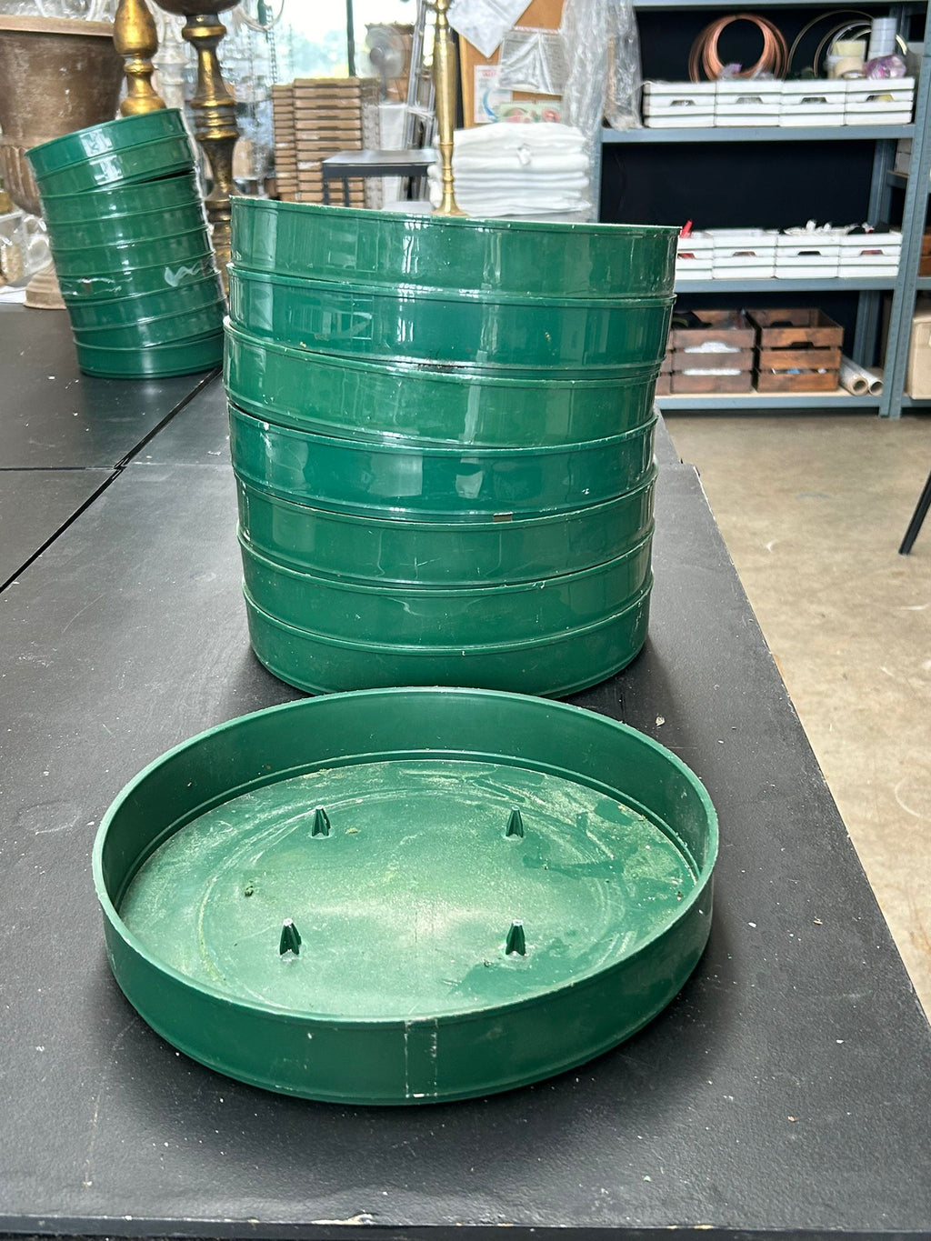 Ciotola cilindrica portaspugna – Ø30 cm – usato