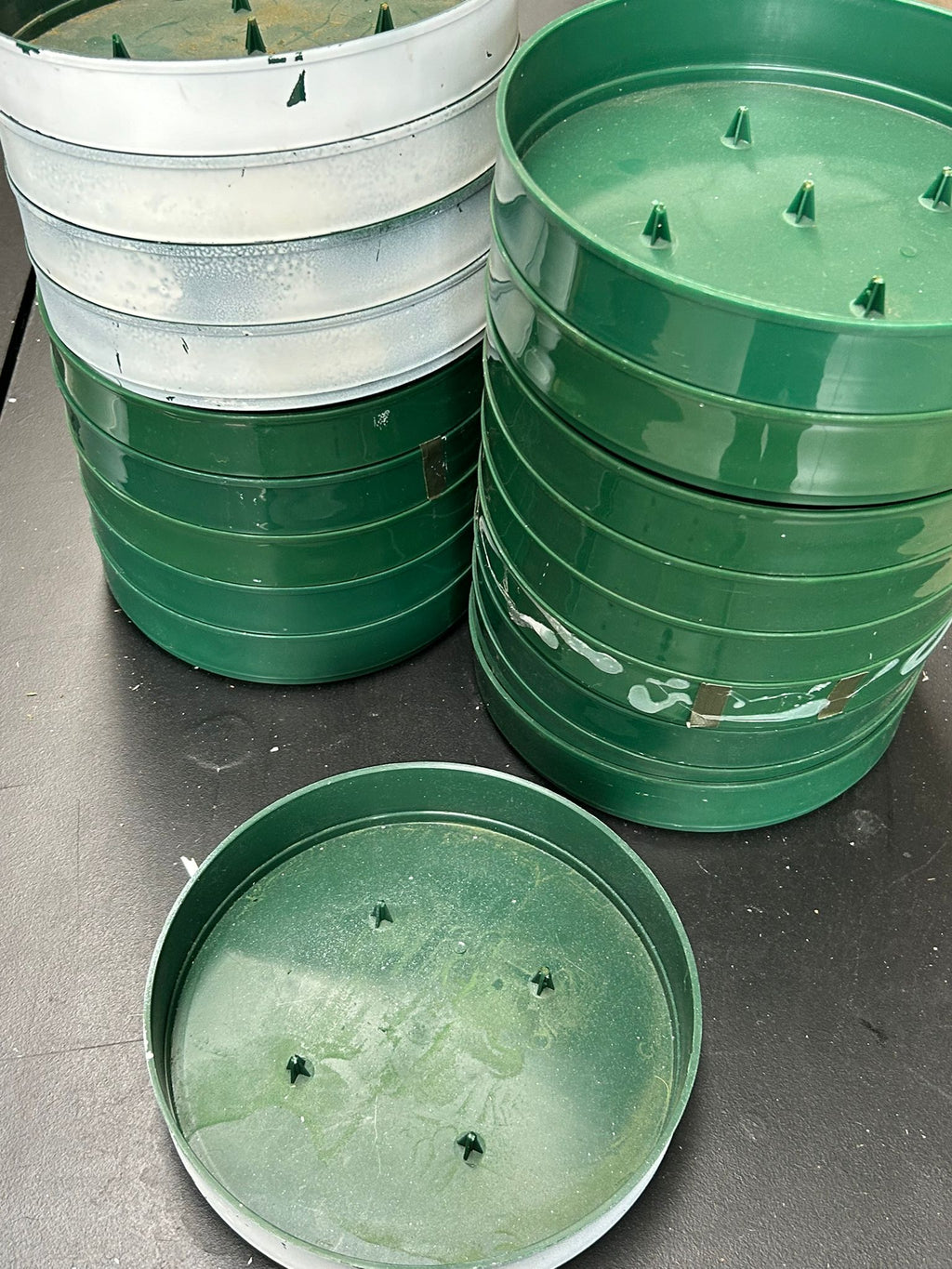 Ciotola cilindrica portaspugna – Ø22 cm – usato