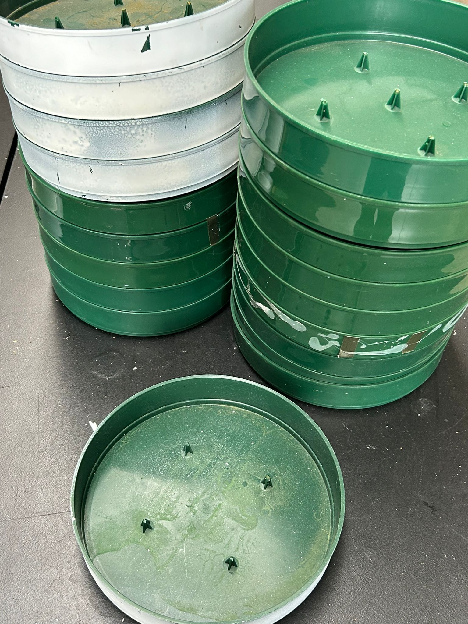 Ciotola cilindrica portaspugna – Ø22 cm – usato