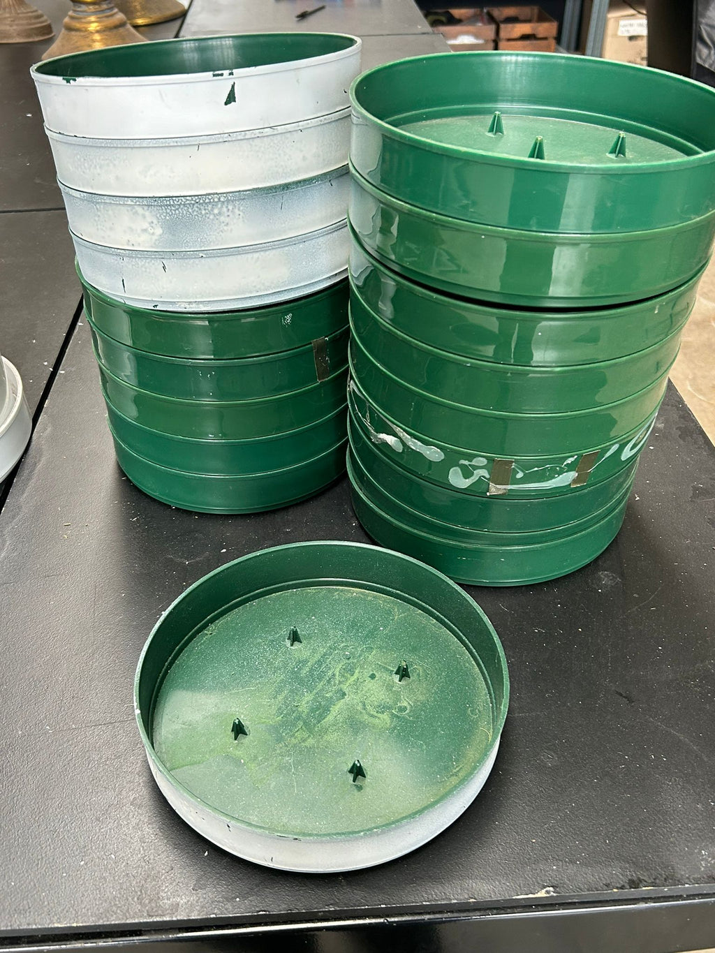 Ciotola cilindrica portaspugna – Ø22 cm – usato