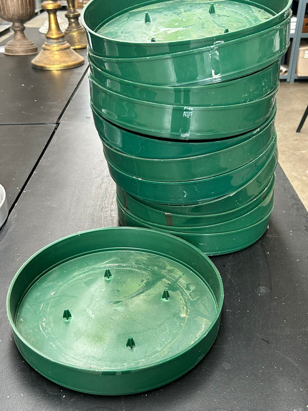 Ciotola cilindrica portaspugna – Ø30 cm h 5 cm – usato