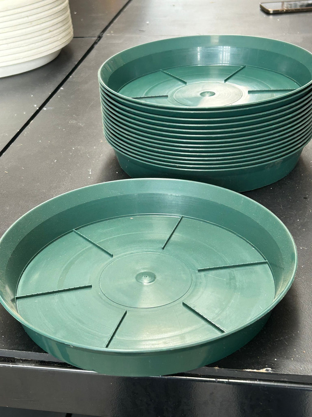 Ciotola portaspugna / sottovaso – Ø28 cm H5 cm – usato