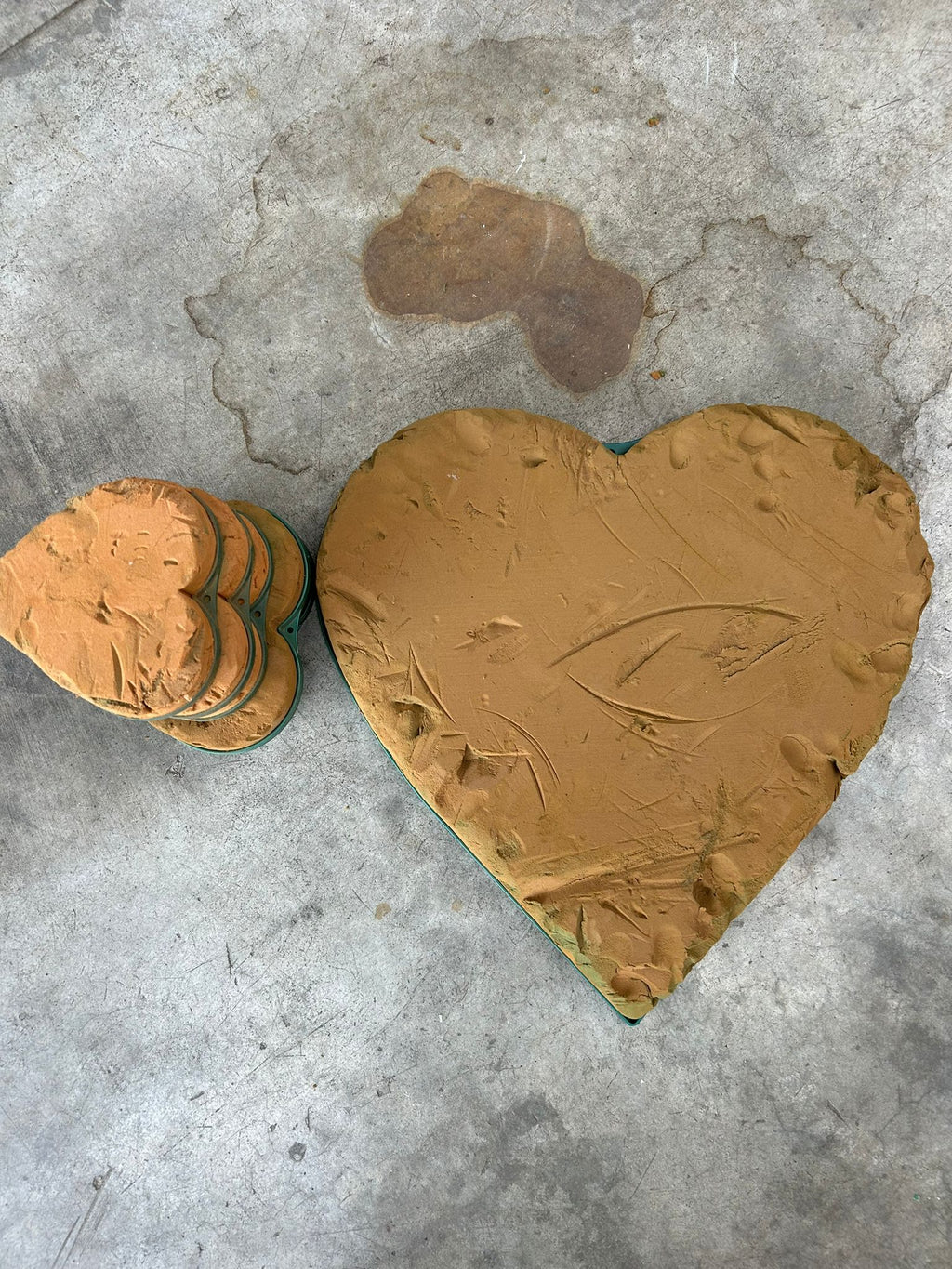 Set di cuori con spugna varie dimensioni - usato