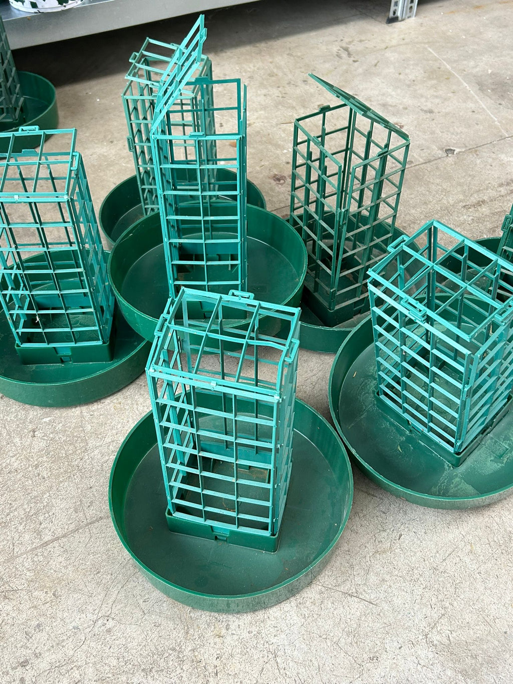 Gabbia per spugna idro/dry con base – Ø 25 cm H 30 cm - usato