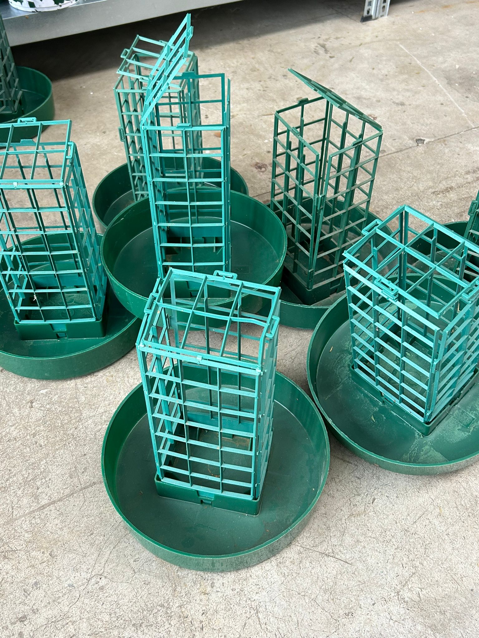 Gabbia per spugna idro/dry con base – Ø 25 cm H 30 cm - usato