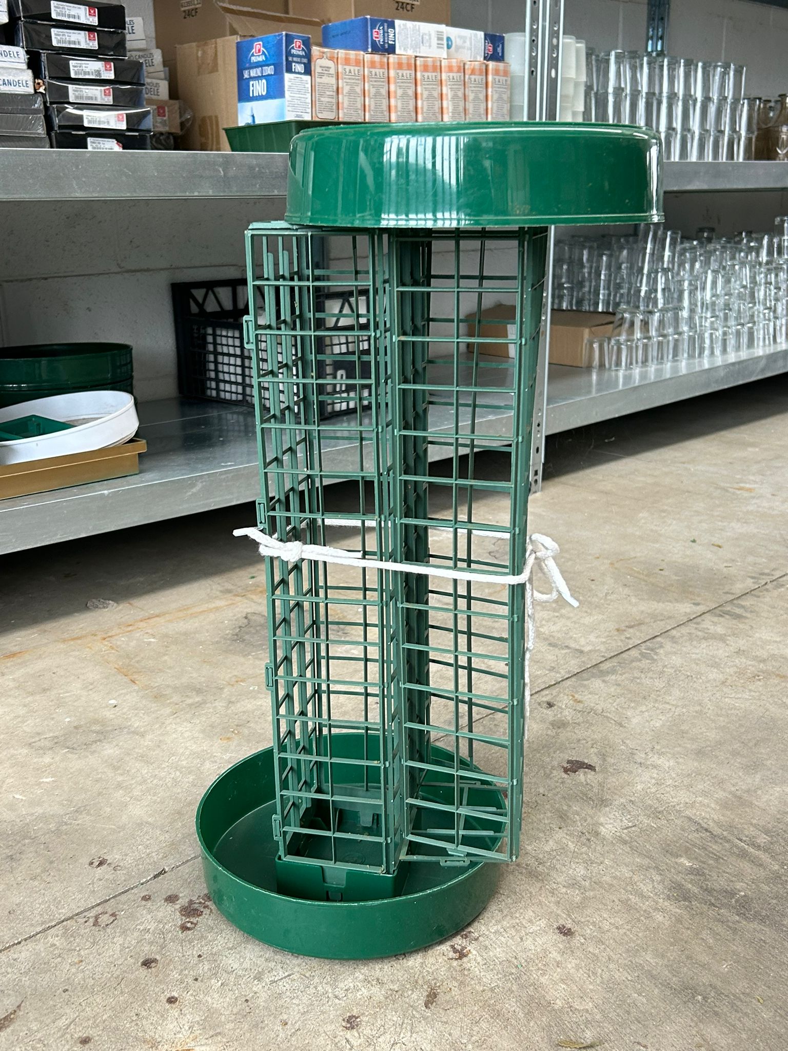 Gabbia per spugna idro/dry con base – Ø 25 cm H 52 cm - usato