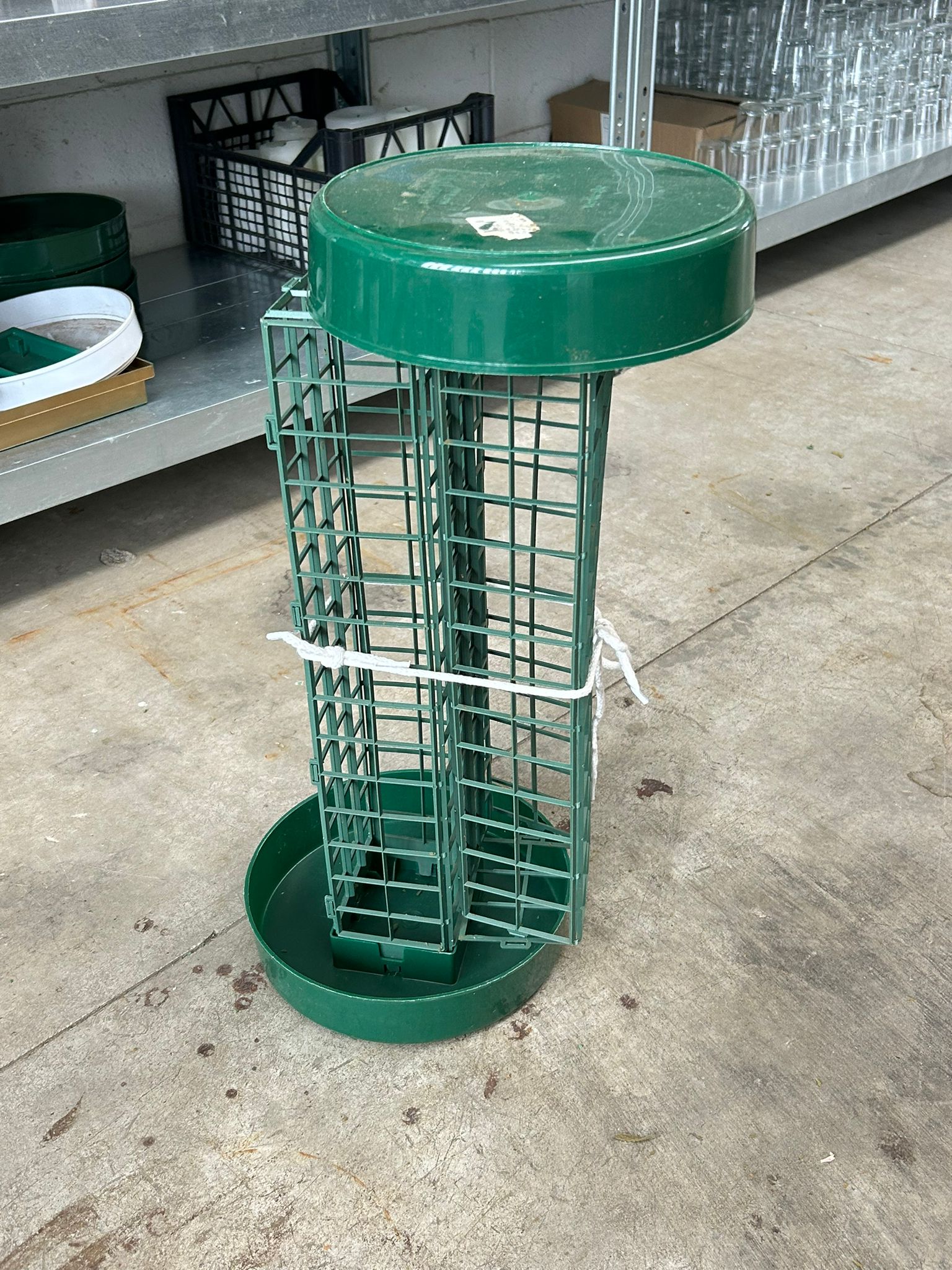 Gabbia per spugna idro/dry con base – Ø 25 cm H 52 cm - usato