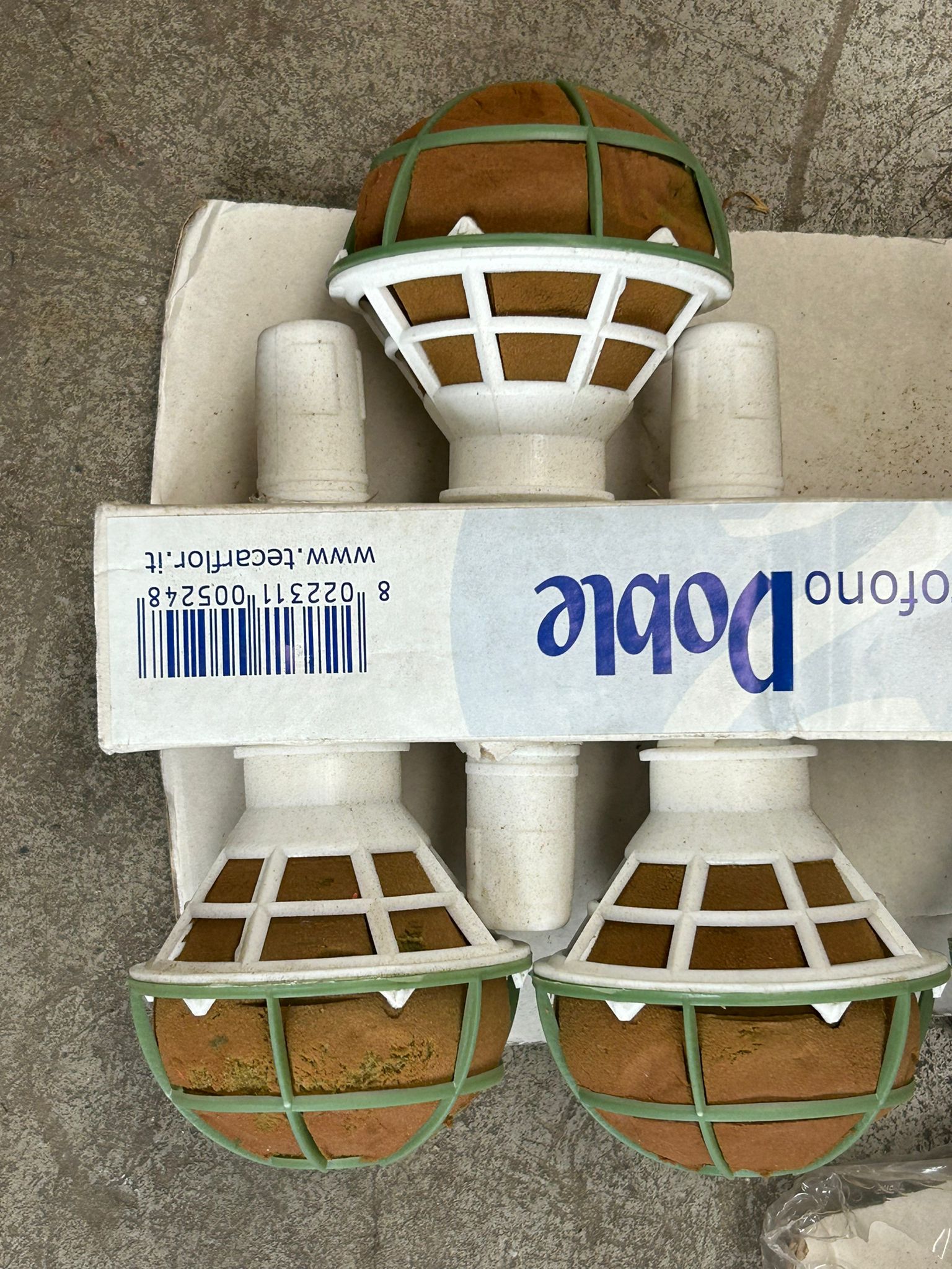 Spugna floreale a forma di microfono – usato