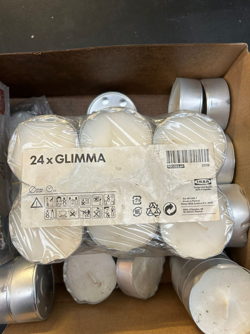 Set Tea Lights –  Ø 40 mm / Ø 59 mm - usato