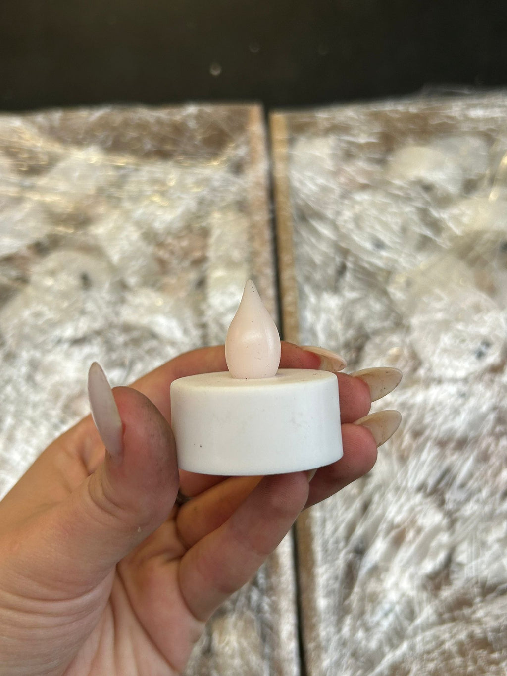 LED Tealight Candle 3D Flame – Ø 60×40 mm - usato