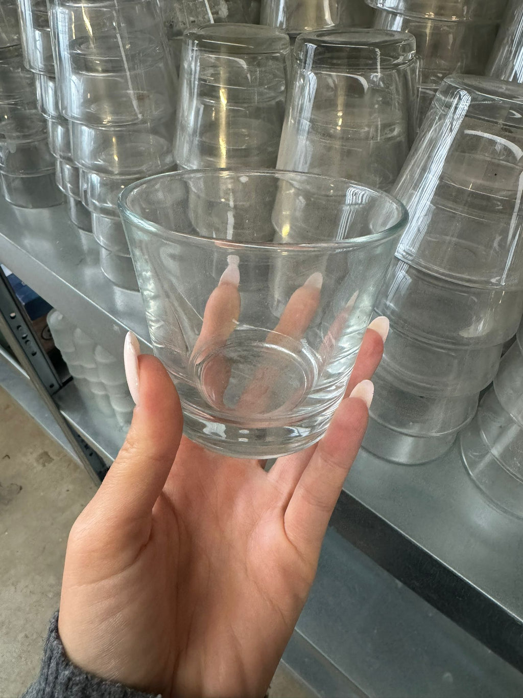 Bicchiere in Vetro a V - usato