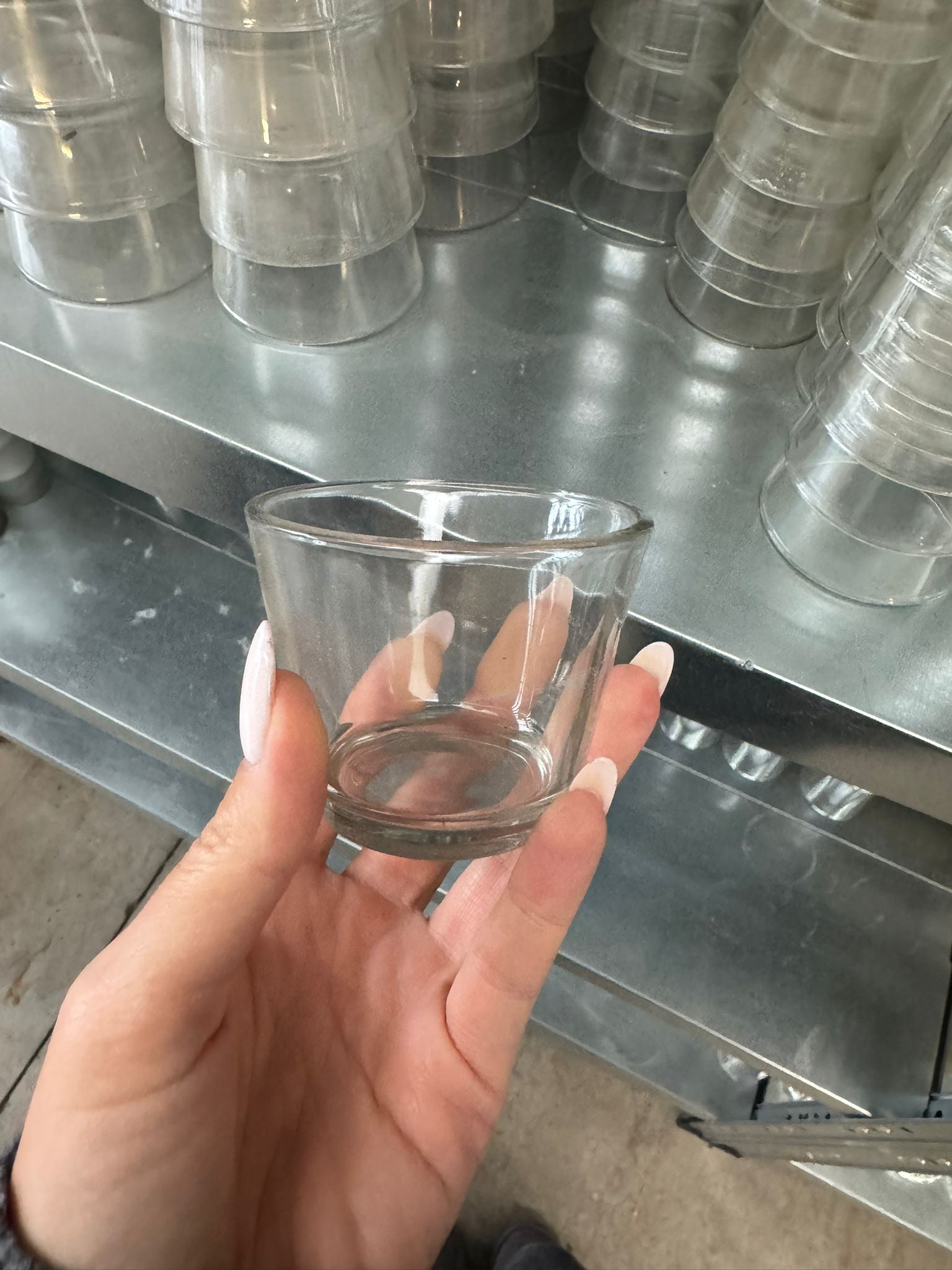 Bicchiere in Vetro a V Piccolo - usato