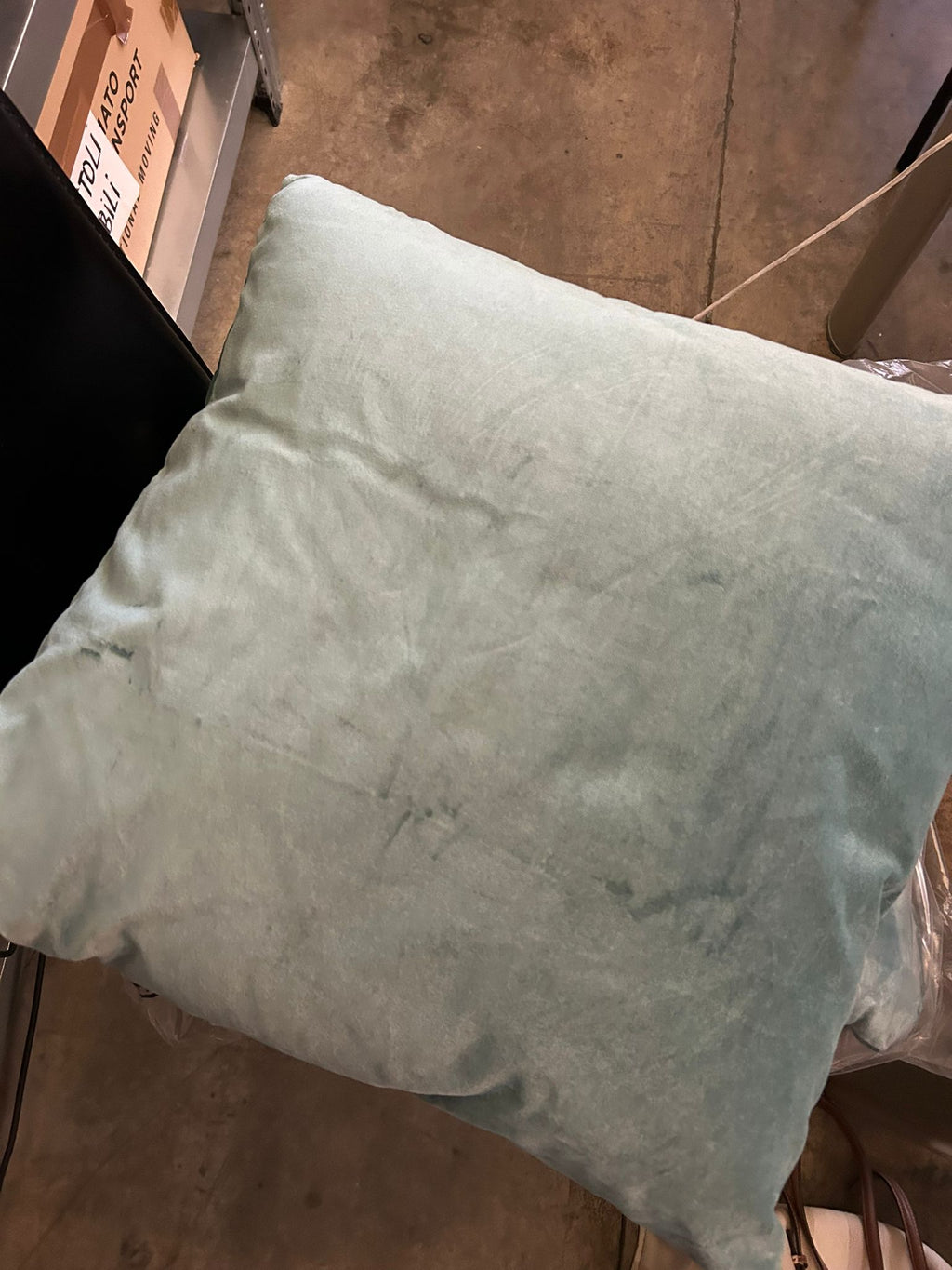 Cuscino in Velluto Verde Dark - usato