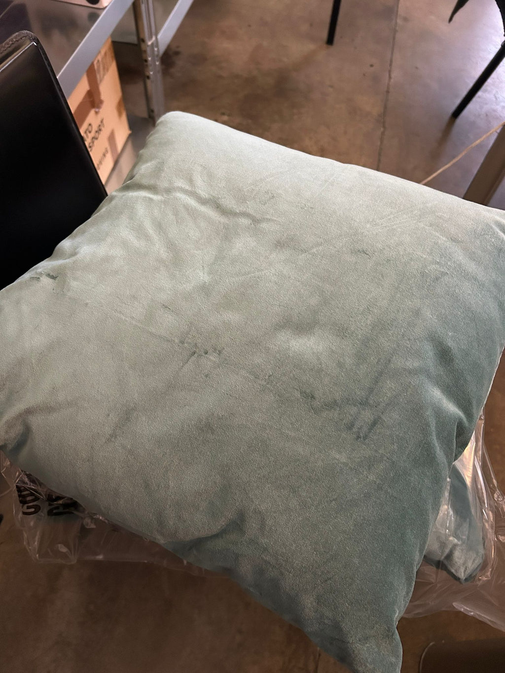 Cuscino in Velluto Verde Dark - usato