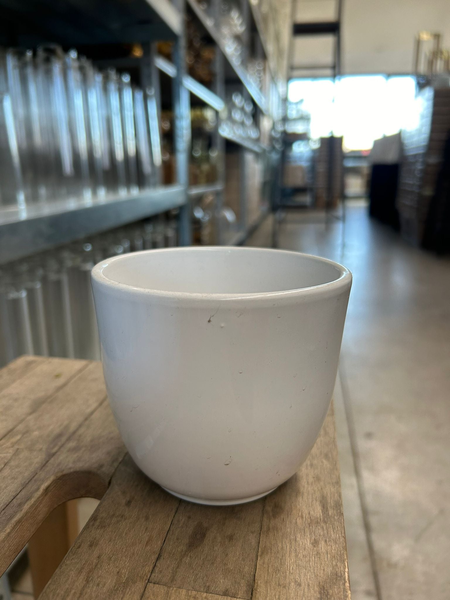 Vasetto in ceramica medio – D10 cm H11 cm – usato