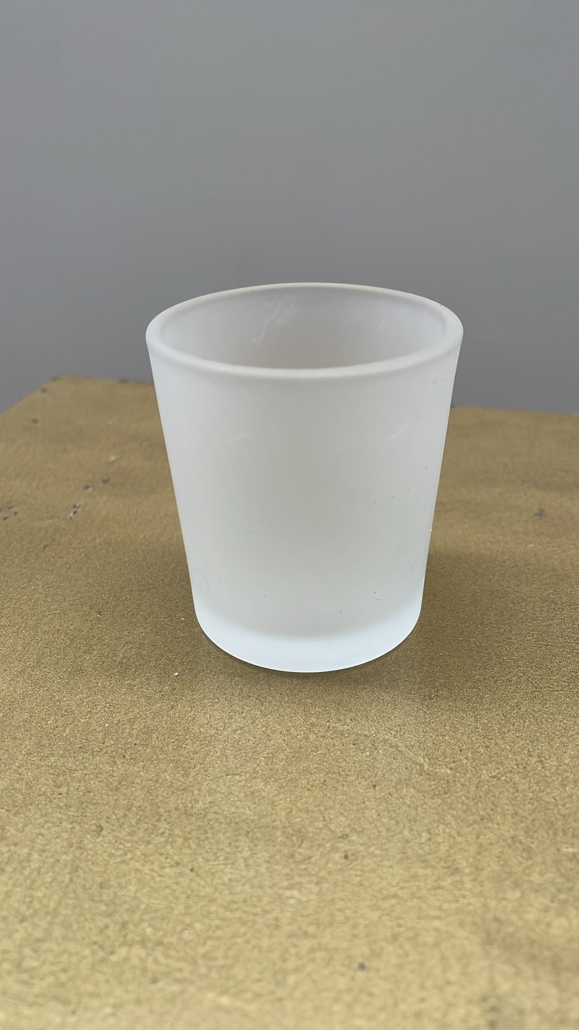 Bicchiere in Vetro Liscio Opaco - usato