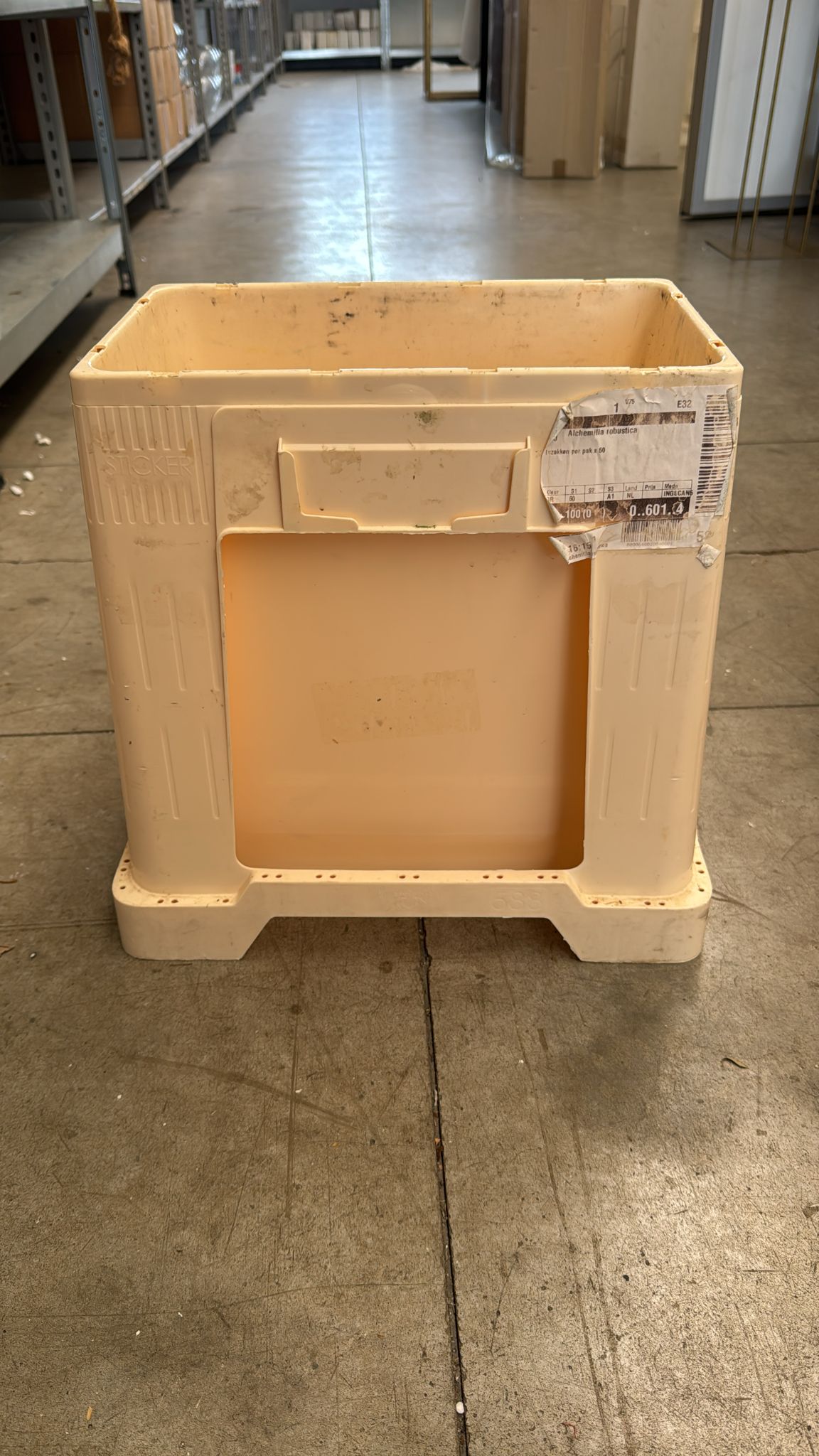 Mastello da fiorista - Dimensioni: 39 x 21 x 34 cm - Usato