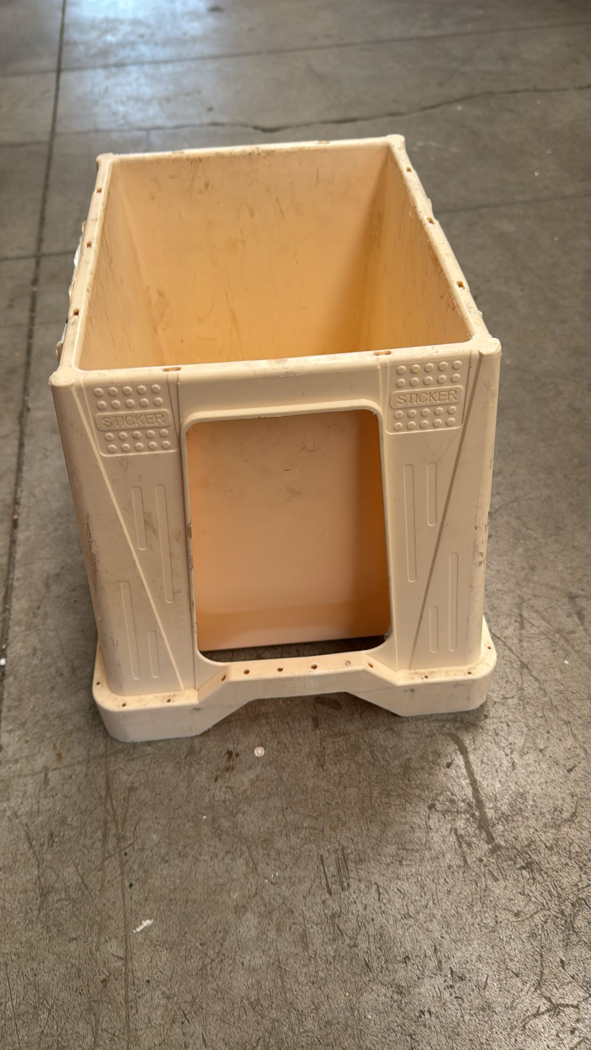 Mastello da fiorista - Dimensioni: 26 x 19 x 24,5 cm - Usato