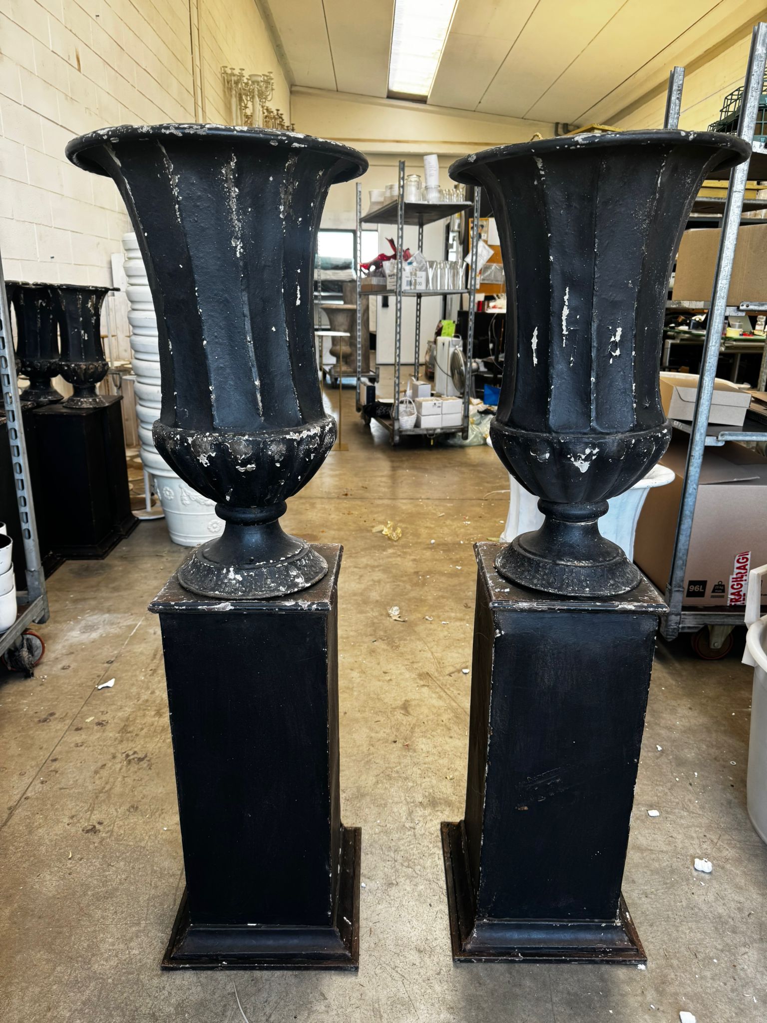 Set 4 pilastri + 4 Coppe -   Usato