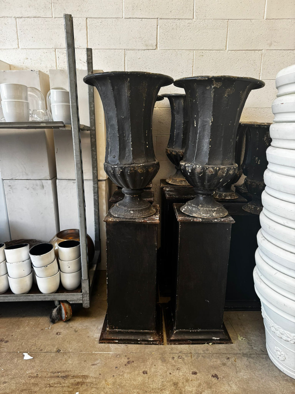 Set 4 pilastri + 4 Coppe -   Usato