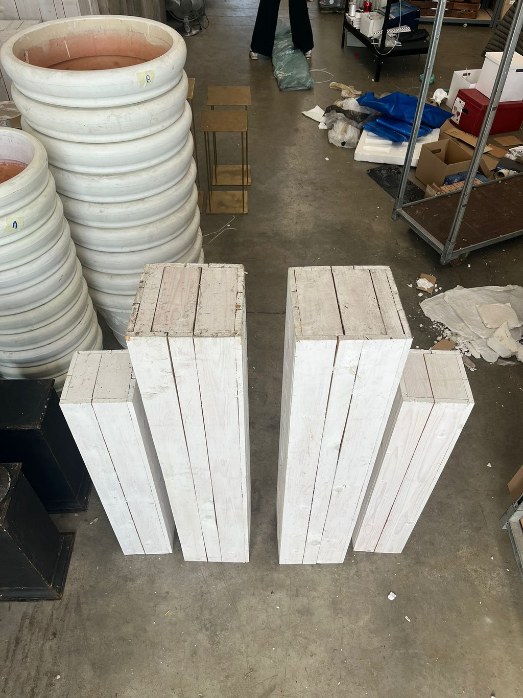 Set B - 4 alzate in legno - usato