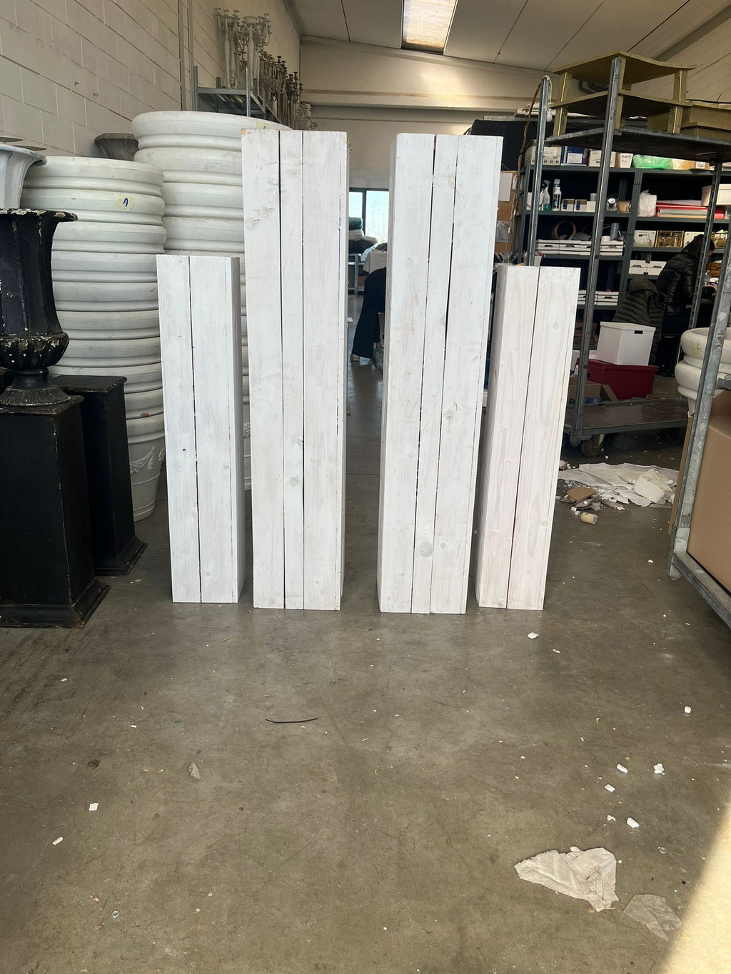 Set B - 4 alzate in legno - usato