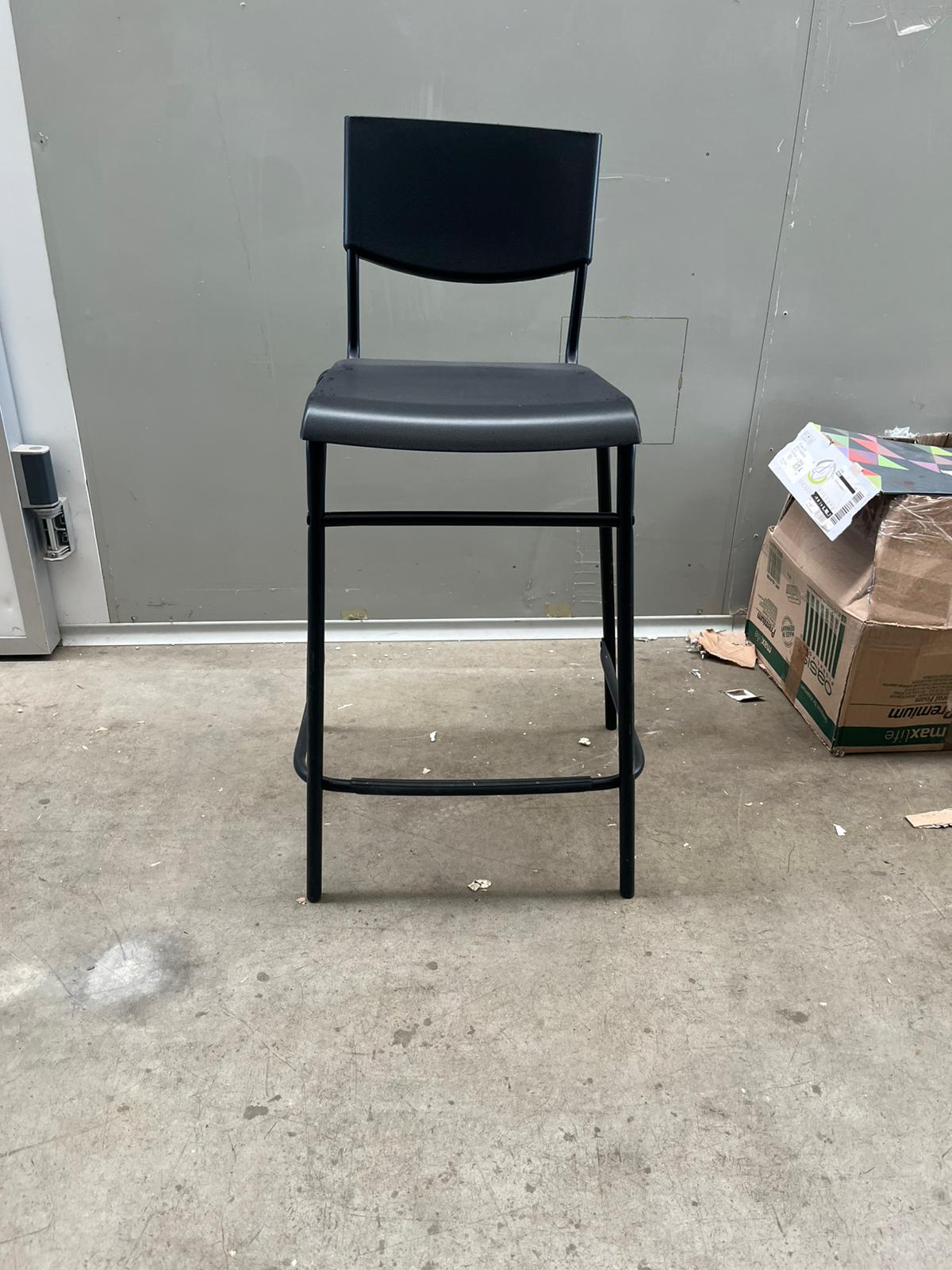 Set 8 sgabelli neri - usato