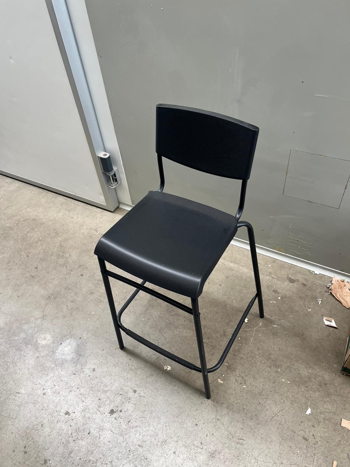 Set 8 sgabelli neri - usato