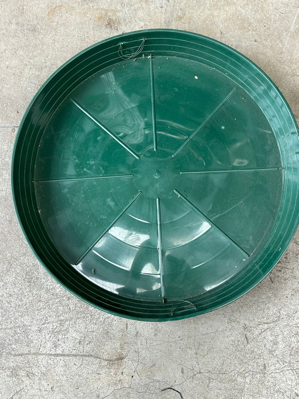 Ciotola portaspugna tonda verde – Ø50 cm – usato