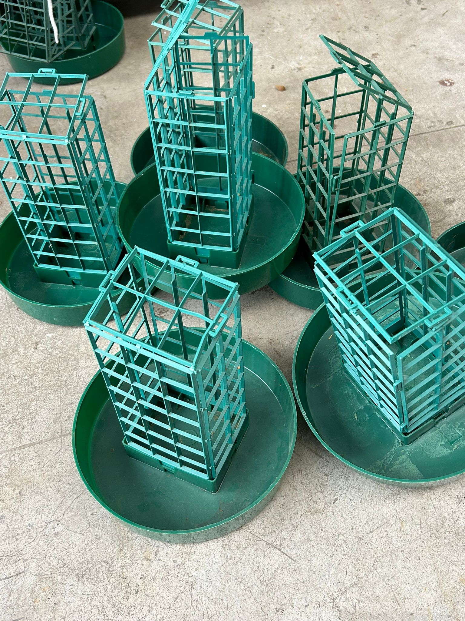 Gabbia per spugna idro/dry con base – Ø 25 cm H 30 cm - usato