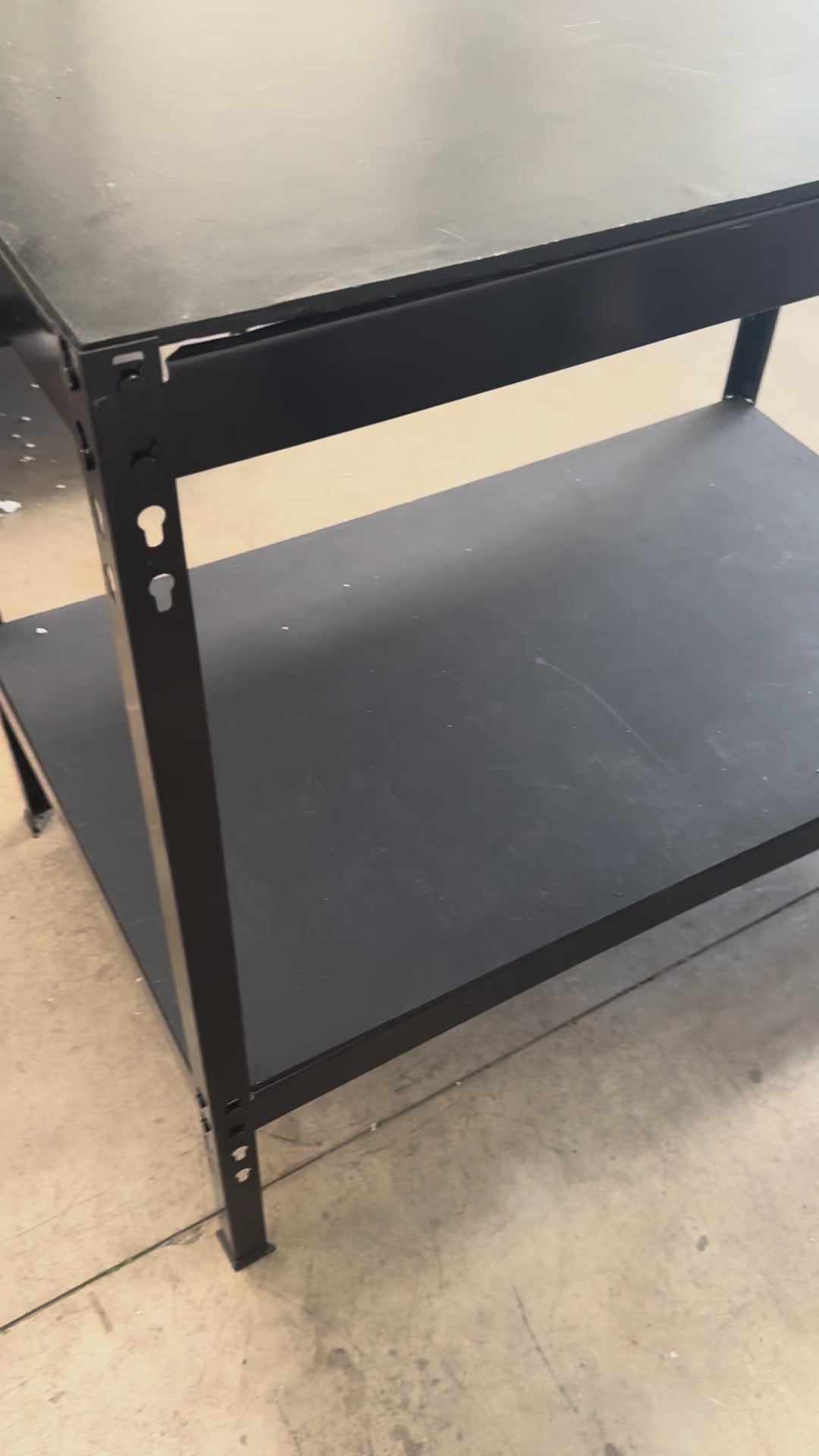 Tavolo da Lavoro ad Incastro Senza Bulloni in Acciaio - Usato