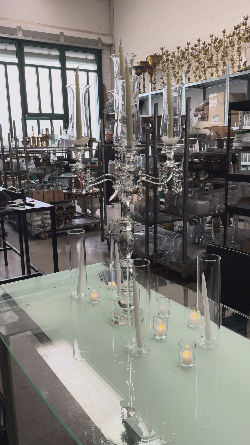 Set vetro allestimento Natale da 4 commensali - Usato